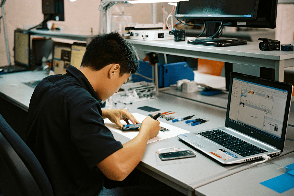 Процесс ремонта техники Line 6 в line-6-servis